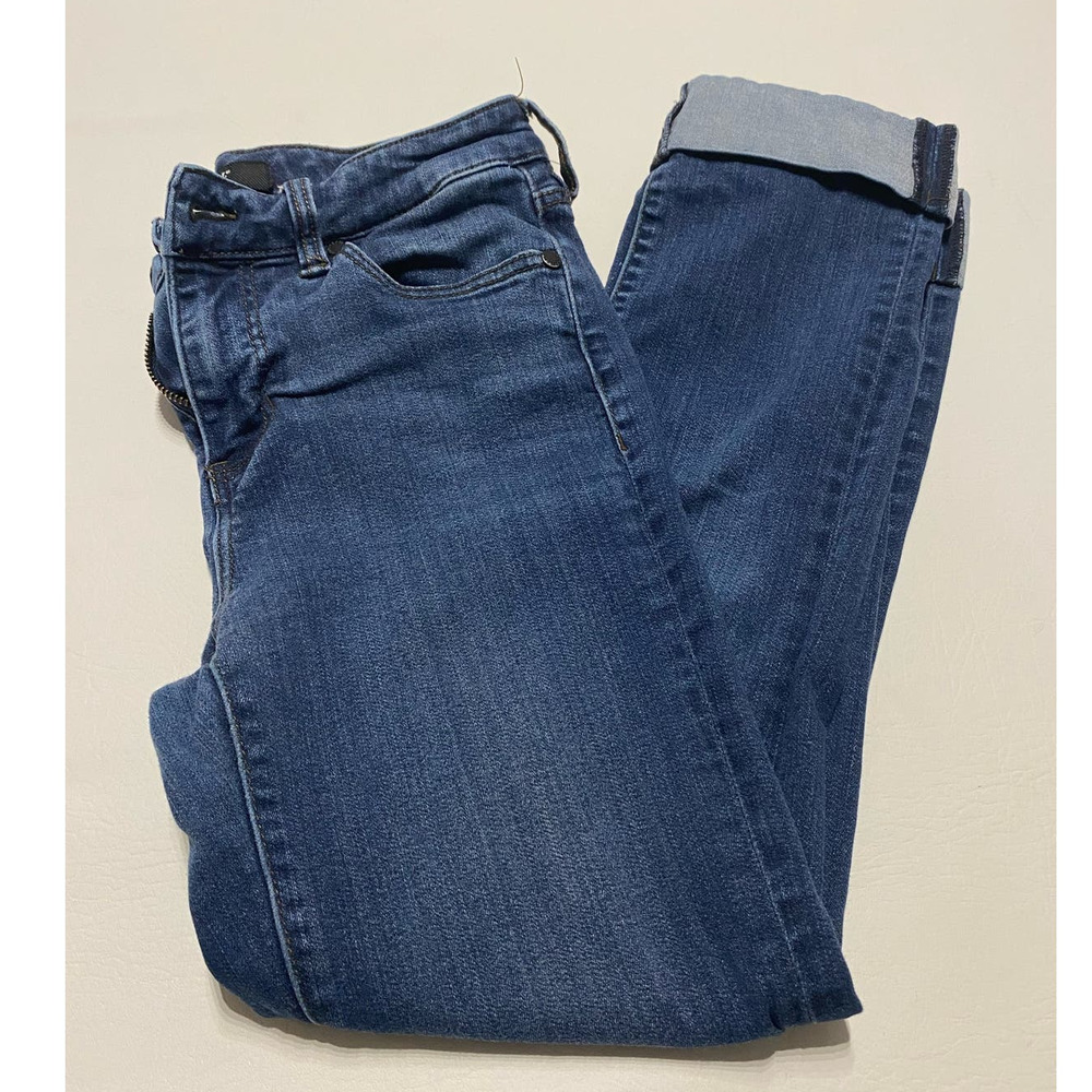 Liverpool Los Angeles Women's Blue and Navy Jeans Crop Size 2/26